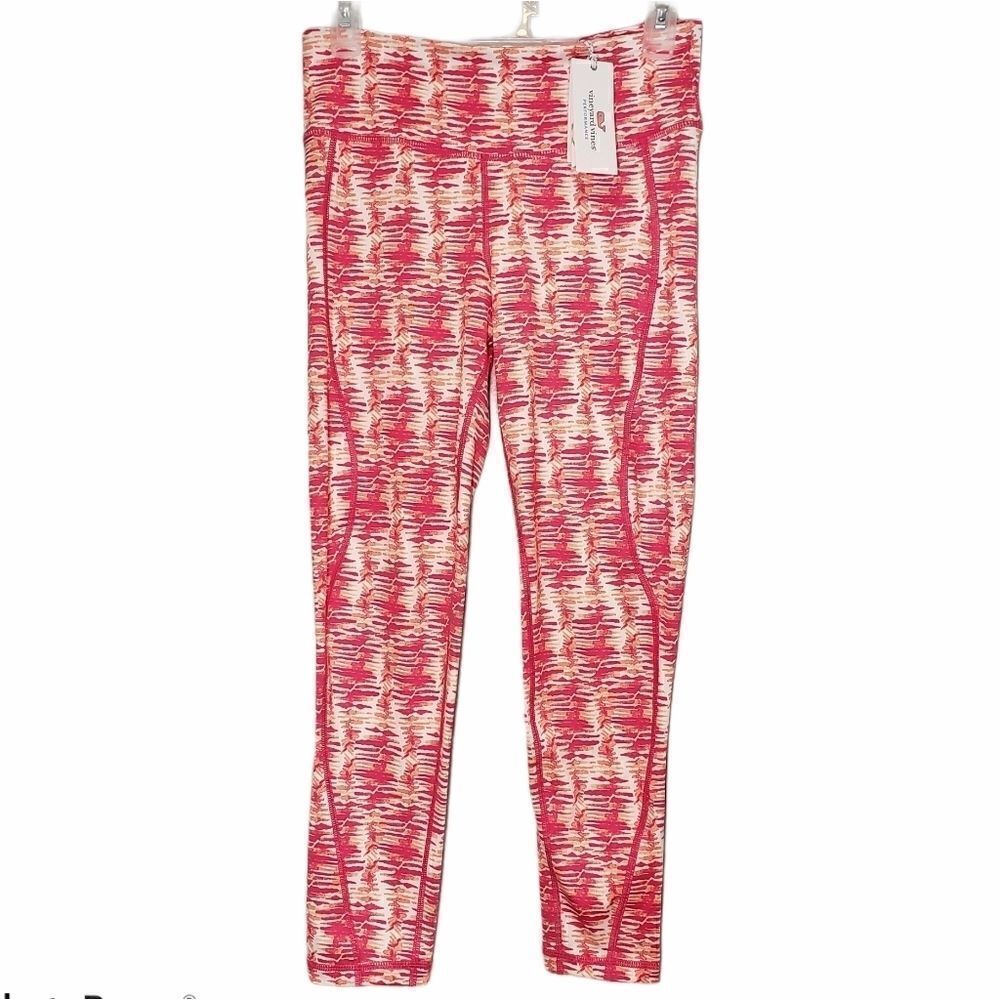 NEW Vineyard Vines Fishbone Printed Leggings Small